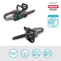 GARDENA Akku-Kettensäge PowerSaw 250/18V Solo, Akkubetriebene Kettensäge