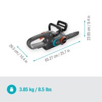 GARDENA Akku-Kettensäge PowerSaw 250/18V Solo, Akkubetriebene Kettensäge