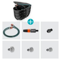 GARDENA Undercover Schlauchbox RollUp M mit 20 m Schlauch