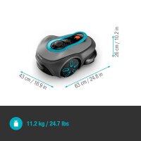 GARDENA Mähroboter smart SILENO free Set 1200 m², kabellos