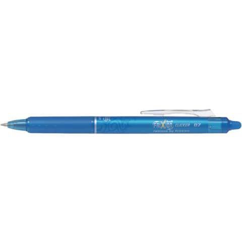 PILOT FRIXION ball CLICKER Tintenroller hellblau 0,4 mm, Schreibfarbe: blau, 1 St.