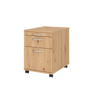 Rollcontainer 58cm,1Schub,1HR,Schl.BM Asteich