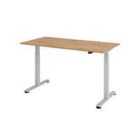Sitz-Steh-Schreibtisch el.160x80cm Asteiche