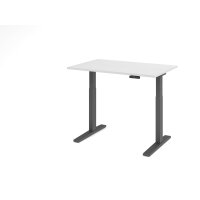 Sitz-Steh-Schreibtisch el.120x80cm Wei&s gallery
