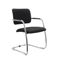 Freischwinger, 2 Stck,, Schwarz