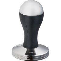 Tamper aus Edelstahl, mit schwarzem Grif gallery