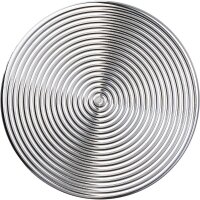 Tamper aus Edelstahl, mit schwarzem Griff, Ø 58 mm, 9