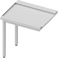 Ablauftisch ECO auf zwei Beinen 800x670x870 m