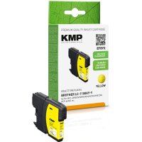 KMP Patrone Brother LC-1100HYY  750 S. yellow remanufactured