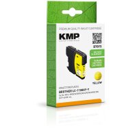 KMP Patrone Brother LC-1100HYY  750 S. yellow remanufactured