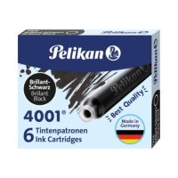 Pelikan 4001 TP/6 Tintenpatronen für Füller...