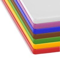 Hygiplas Low Density Schneidebretter Set 20mm hoch(7 Stück)