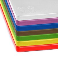 Hygiplas Anti-Bakterielle Schneidebretter mit niedriger Dichte 10mm hoch (7 Stück)