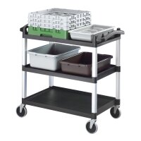 Cambro großer Servierwagen mit 3 Ablagen