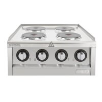 Buffalo 600 Series 4-Platten-Elektroherd