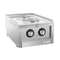 Buffalo 600 Series 2-Platten-Elektroherd