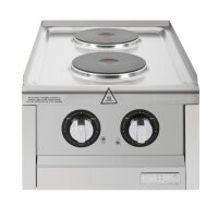 Buffalo 600 Series 2-Platten-Elektroherd