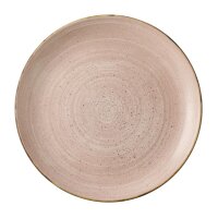 Churchill Stonecast Raw Terracotta Evolve Coupe Teller...