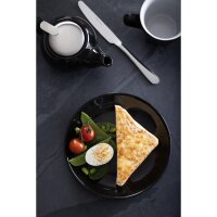 Olympia Cafe Coupe Teller Schwarz - 200mm 8" (12...