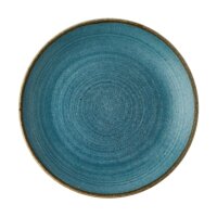 Churchill Stonecast Raw Evolve Coupe-Teller, Blaugrün, 165 mm, (12 Stück)