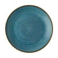 Churchill Stonecast Raw Evolve Coupe-Teller, Blaugrün, 220 mm (12 Stück)