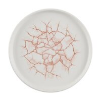Churchill Studio Prints Kintsugi-Platten mit Wänden, Koralle, 220 mm, (6 Stück)