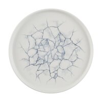 Churchill Studio Prints Kintsugi Teller mit Perlenwänden, Grau, 260 mm (6 Stück)