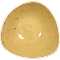 Churchill Stonecast Dreieckige Schüssel, Senfgelb, 185 mm (12 Stück)