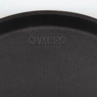 Cambro Treadlite rundes rutschfestes Fiberglas Tablett schwa