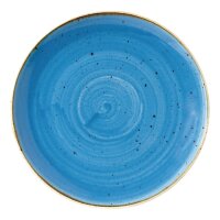 Churchill Stonecast, runder Coupe-Teller, Kornblumenblau,...