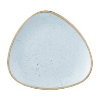 Churchill Stonecast Dreieckiger Teller, Enteneiblau, 315 mm, (6 Stück)
