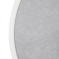 Runde Bolero-Tischplatte aus Fiberglas mit grauem Steineffekt, 580 mm