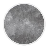 Bolero Fiberglas-Tischplatte, rund, dunkler Steineffekt, 580 mm