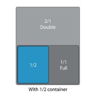 Cambro Polycarbonat GN 1/2 Beh&auml;lter 65mm