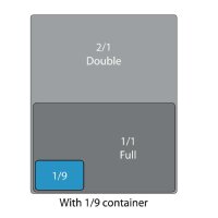 Cambro Polycarbonat GN 1/9 Beh&auml;lter 65mm