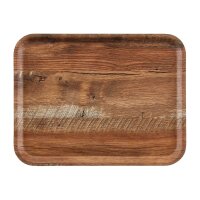 Cambro Madeira laminiertes Serviertablett braune Eiche 46cm 