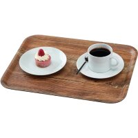 Cambro Madeira laminiertes Serviertablett braune Eiche 46cm 