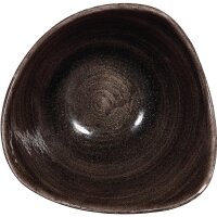 Churchill Stonecast Patina Dreieckige Schalen Schwarz...