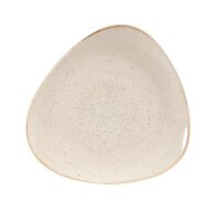 Churchill Stonecast Dreieckige Teller, Muskatcreme, 265...