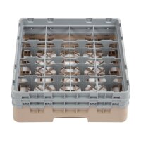 Cambro Gläserspülkorb beige mit 16 Fächern...