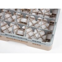 Cambro Gläserspülkorb beige mit 25 Fächern max Glashöhe 9,2cm