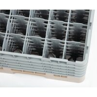 Cambro Gläserspülkorb beige mit 36 Fächern max Glashöhe 25,7cm