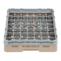 Cambro Gläserspülkorb beige mit 49 Fächern ma