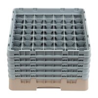 Cambro Gläserspülkorb beige mit 49 Fächern ma