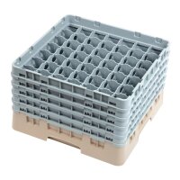 Cambro Gläserspülkorb beige mit 49 Fächern ma