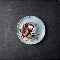 Churchill Studio Prints Fusion Blue Coupé-Teller,...