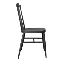 Bolero Windsor Aluminium-Stühle, Schwarz, 4 Stück