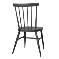 Bolero Windsor Aluminium-Stühle, Schwarz, 4 Stück