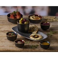 Churchill Nourish Tokyo Schwarze Kochi-Suppenschüssel, 62 x 130 mm, (12 Stück)