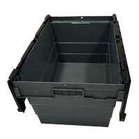 Vogue Kunststoff-Transportkiste mit Deckel, 600 x 400 x 320 mm